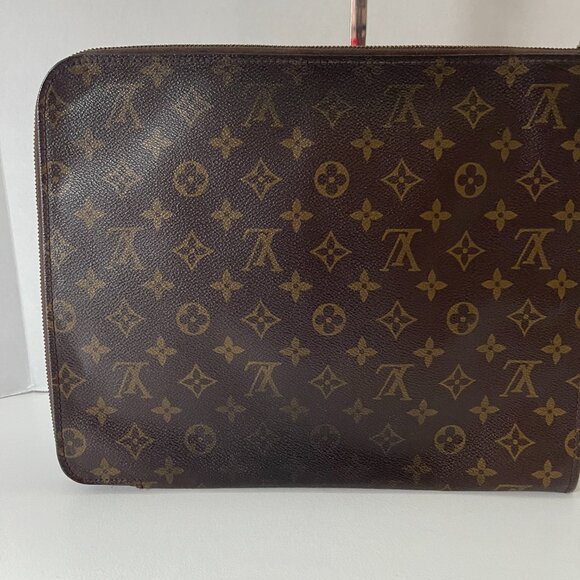 Louis Vuitton Monogram Portfolio Laptop Computer Bag (1008) - Picture 2 of 8